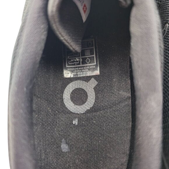 ON Art. Cloud Waterproof Swiss Running Sneakers Womens 8.5M Black Athletic Shoes - Picture 9 of 11